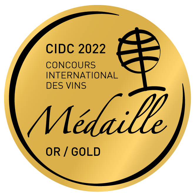 médaille or Concours International des cabernets 2022