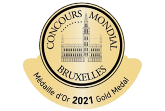  médaille or mondial de Bruxelles 2021 Roche Mazet Merlot vin rouge