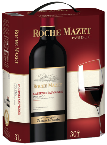 Bag in Box BIB vin rouge Roche Mazet Signature Cabernet Sauvignon