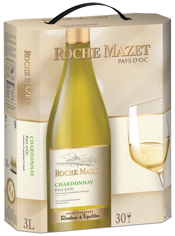 Bag in Box BIB vin blanc Roche Mazet Signature Chardonnay Blanc